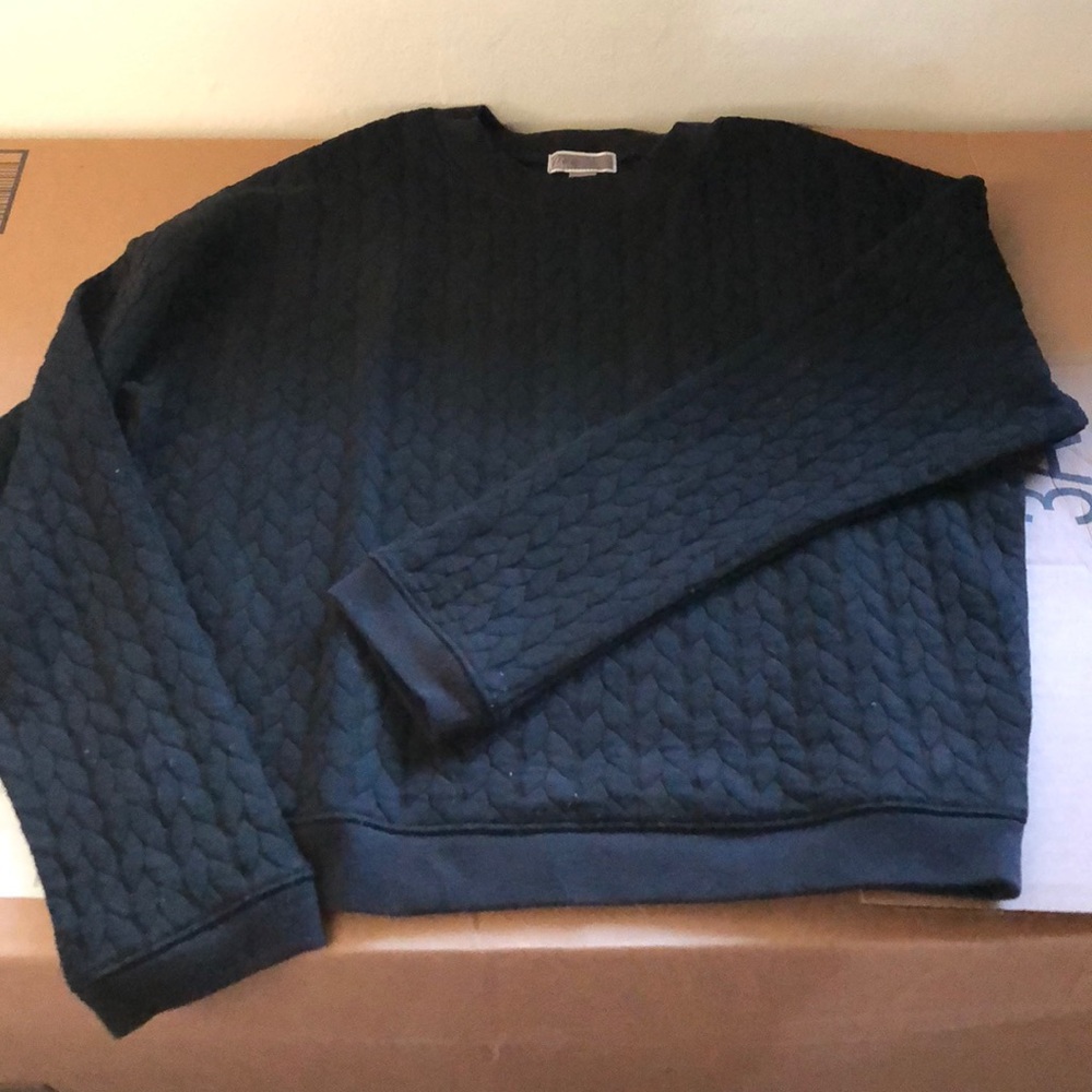 Black, lightly worn Sweater